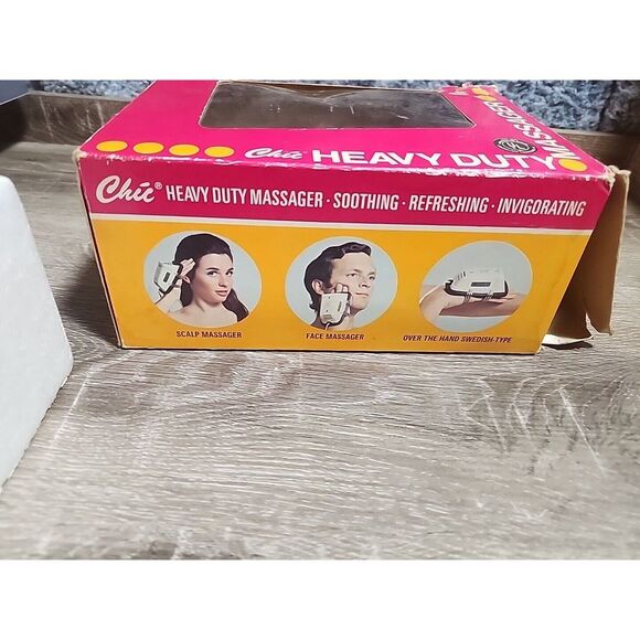 Chic heavy duty massager soothing refreshing invigorating! tested original box - Picture 5 of 12